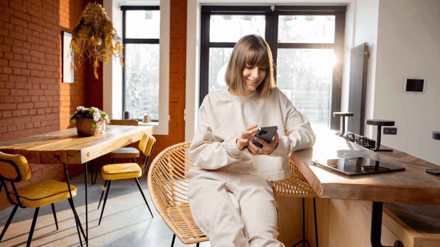 Sitting woman